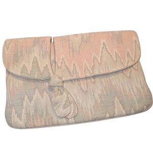 Evan Picone Woven Fabric Clutch – Vintage